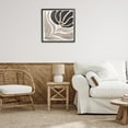 thumbnail image 3 of Stupell Industries Modern Neutral Bloom Botanical & Floral Painting Black Framed Art Print Wall Art, 24 x 24, 3 of 10