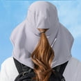 thumbnail image 5 of 1 chal de cornisa grande, sombrero protector solar, sombrero de pescador, sombrero de sol a la moda, sombrero de verano para exteriores con agujero para cola de caballo, 5 of 5