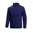 thumbnail image 1 of fatyb Chandail pour Hommes Col Roulé Décontracté Tricoté Extensible Manches Longues Automne Hiver Chaud, 1 of 5