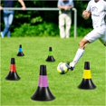 thumbnail image 5 of 5 conos de entrenamiento de agilidad de 23 cm para fútbol, baloncesto, práctica de agarre rápido, cono marcador, material ABS flexible y duradero, 5 of 5