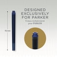 thumbnail image 2 of Recarga para Pluma Fuente Parker 1950382 Quink Azul Paquete de 5, 2 of 7