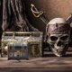 thumbnail image 5 of KAKOWELY Cofre del tesoro decorativo Caja pirata multifunción Cofre pirata vintage, 5 of 5