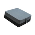 thumbnail image 4 of Estera de trampolín, colchonetas de gimnasia, almohadilla de trampolín con fondo antideslizante cuadrado portátil Gris oscuro, 4 of 8