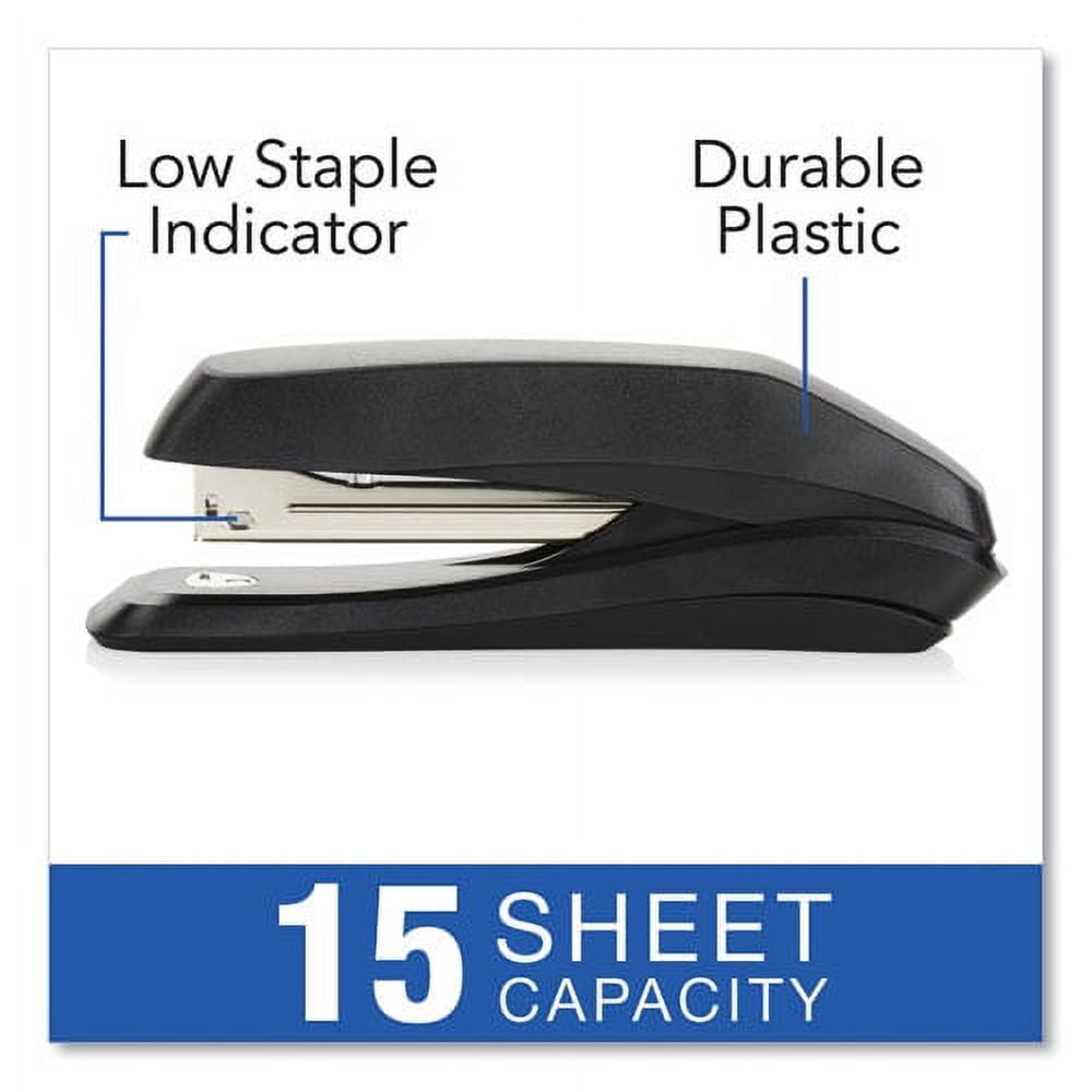STANDARD STAPLER VALUE PACK, 15-SHEET CAPACITY, BLACK | Bundle of 5 Each