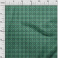 thumbnail image 3 of oneOone Cotton Jersey Green Fabric Tribal Quilting Supplies Print Sewing Fabric By The Yard 58 Inch Wide, 3 of 4