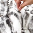 thumbnail image 5 of Home Soft Things Multi Jacquard Faux Fur Throw - Grey - 50x60'', 5 of 13