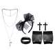 thumbnail image 1 of Toystoory 1 Set Hair Hoop Bowknot Lace Meaningful Fashion Appearance Retro Earrings Gifts Attractive Fabric for Birthday Party Type2 NO2 Toystoory HA060872-00, 1 of 6
