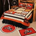 thumbnail image 1 of Patch Magic Motor Cycle Quilt Queen 85"X 95", 1 of 1