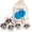Cat, variant on Dryer Balls  Felt 6 Pack Laundry Fabric Softener,     Sheep  Lint Wrinkle Free Anti Static  Safe ()