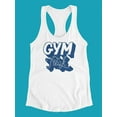 thumbnail image 3 of Gym Freak Quote Tank Women -Image by Shutterstock, Female XX-Large, 3 of 4