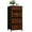 Color 3, variant on Dresser for Bedroom with 4 Storage Drawers Forest Path Mystical Wooden Door Overgrown Ivy Dressers Chest of Drawers Steel Framed Fabric Closet Organizers for Entryway