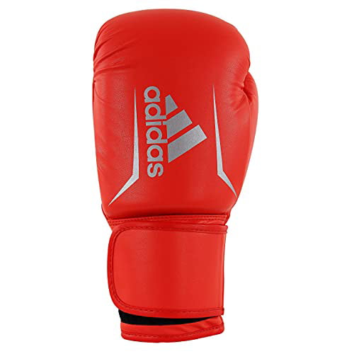 adidas FLX 3.0 Speed 50 Boxing & Kickboxing Gloves for Women and Men for  Light Sparring, Training, Gym, Punching, Fitness and Heavy Bags. 10oz Solar  Red, Silver