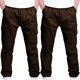 thumbnail image 1 of Cowsor 2PC Boys Cargo Sweatpants Casual Hiking Pants Joggers Athletic Trousers Cotton Loose Straight Pants for Men, 1 of 6