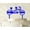 Blue, variant on "Mr & Mrs Wedding Cake Topper Custom Name Cake Topper Color Option Available 6""-7"" Inches Wide"