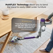 Shark PowerDetect Cordless Stick Vacuum, Carpet and Hardfloors, DuoClean Detect Technology, Reverse Cleaning, MultiFLEX Wand, 70-Min Run Time, IP1251 Purple