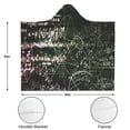 thumbnail image 3 of Wearable Blanket,Math Equations Glowing Formulas Black Pattern Hooded Wearable Sherpa Blanket for Adults & Teens,Winter Poncho Shawl Wrap Cape Thick Warm,50"x60", 3 of 5