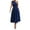 Blue, variant on TJAZFJPA Summer Dresses Women Women's Off the Shoulder Corset Waist Loose Shoulder Dress Casual Skirt White Satin Dress Dressee
