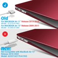 thumbnail image 4 of IBENZER Compatible avec l'Ancienne Version MacBook Air 13 Inch (2010-2017 Release). Modèles: A1466 A1369, Coque Rigide, 4 of 5