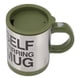 thumbnail image 1 of Taza autoagitadora eléctrica, taza mezcladora automática de 400ml, taza mezcladora de café para beber OD verde, 1 of 12