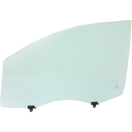 Door Glass Compatible with 2011-2020 Toyota Sienna Front, Left Driver Green Tint FD24561 GTYN