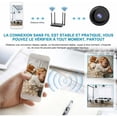 thumbnail image 3 of Mini cámara oculta WiFi Pequeña cámara de vigilancia de seguridad para bebés inalámbrica Full HD 1080P con visión nocturna y detección de movimiento Micro cámara interior / exterior JAMW Sencillez, 3 of 5