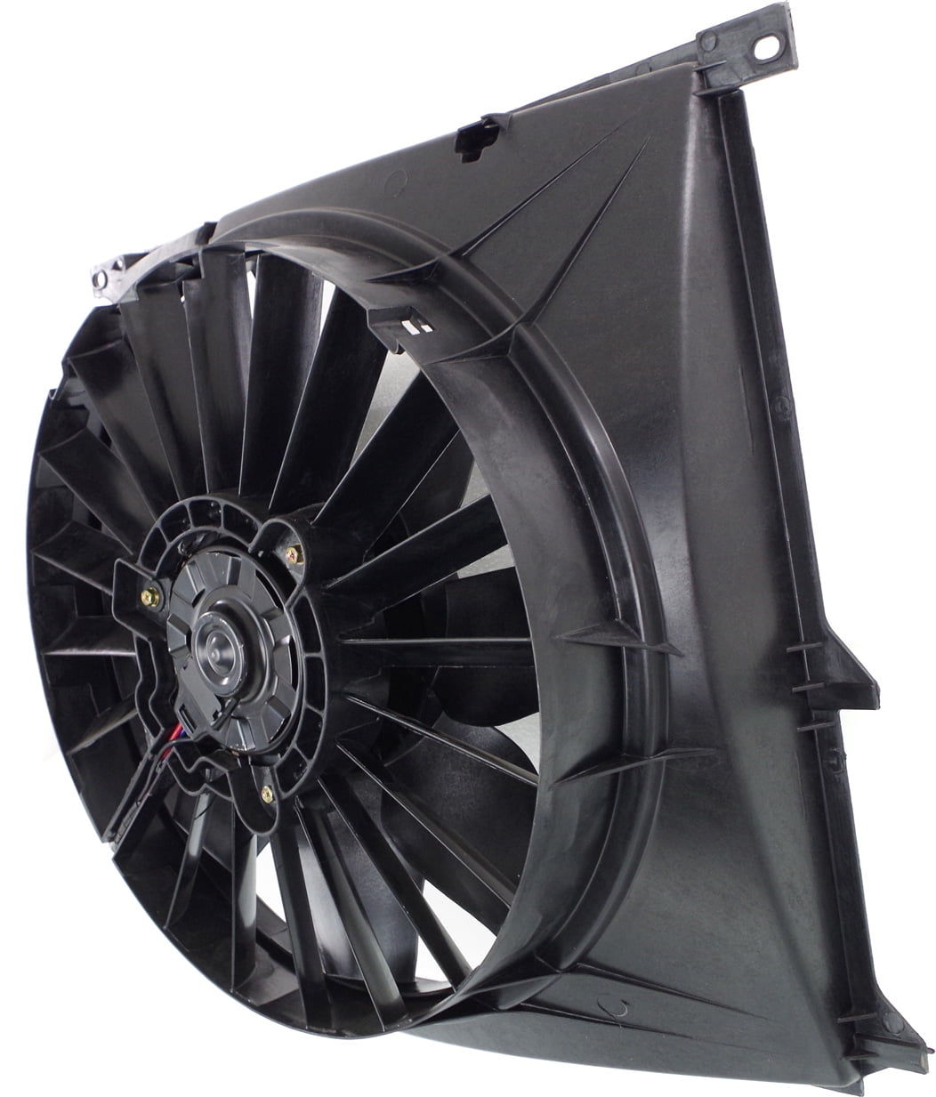 Replacement B190901 Cooling Fan Assembly Compatible with 1996-1998 BMW 318i 1996-1997 318is A/C Condenser