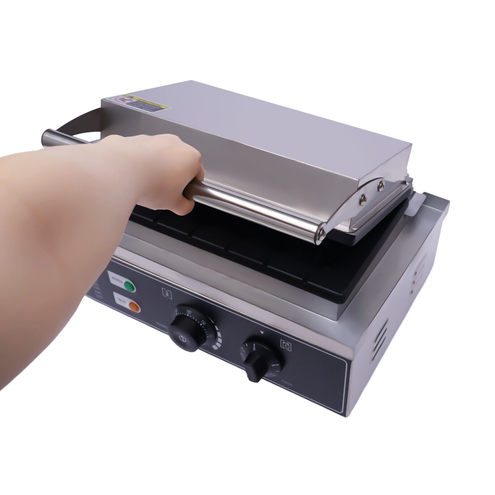 Commercial Hot Dog Waffle Maker Machine Non-Stick Electric 6pcs Waffle Hot Dog Maker