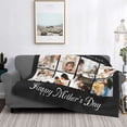thumbnail image 3 of Custom Memorial Blankets with Photo Personalized in Loving Memory Picture Name Date Throws Blanket, Sympathy Gifts for Loss of Mom Dad Friends Pet(30"x40"), 3 of 6
