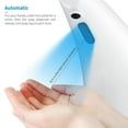 thumbnail image 2 of fastboy Automatic Soap Dispenser Touchless Refill Soaps Pump 400ml Battery Operated Waterproof Sensor Liquid Dispensers Bathroom Hotel Porcelain White, 2 of 5