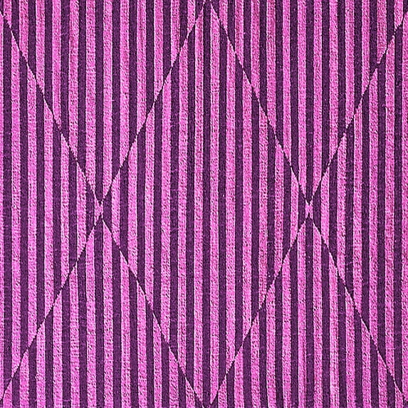 Ahgly Company Indoor Square Solid Pink Modern Area Rugs, 6' Square