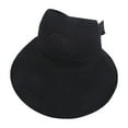 thumbnail image 2 of CFMIURAN, Beach Sun Straw Hats for Women- Floppy Wide Brim Beach Visor Cap with Ponytail Opening, Foldable and Adjustable Summer Hat for Sun Protection, Outdoor Activities Daily Wear for Women Ladies, 2 of 2