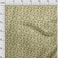 thumbnail image 3 of oneOone Cotton Cambric Pale Yellow Fabric Abstract Floral Craft Projects Decor Fabric Printed by The Yard 56 Inch Wide, 3 of 5