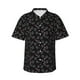 thumbnail image 1 of Balery Cool Skull Love Camisas hawaianas de manga corta para hombre, camisas playeras de corte holgado, camisas de vacaciones con botones,Medium, 1 of 7