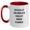 White/Red, variant on Funny 'World's Coolest' Urban Planner Gifts for Him, Unique Graduation Unique Gifts from Friends to Family Members, Two Tone Coffee Mug with Quote