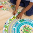 thumbnail image 6 of Melissa & Doug Round the Shore Tracks Cardboard Jigsaw Floor Puzzle and Wind-Up Vehicles – 48 Pieces, for Boys and Girls 4+ - FSC Certified, 6 of 9