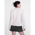 thumbnail image 4 of Scenario Women's Open Knit Cardigan Sweater with Long Sleeves, Lightweight, Sizes XS-XXXL, 4 of 6