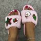 thumbnail image 1 of Zapatillas navideñas informales para el hogar cálidas y cómodas de felpa para mujer Wmkox8yii hj789, 1 of 6