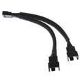 thumbnail image 2 of 15 Cm 4 piezas Y Separador PC De La Computadora Cable De Alimentación Del Ventilador 1 A 2 Funda Negro, 2 of 7