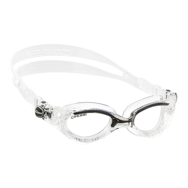 Goggle Cressi Flash Lady Adulto Claro/Negro Lens Claro