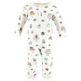 thumbnail image 4 of Hudson Baby Infant Girls Cotton Coveralls, Sweet Bakery, 6-9 Months, 4 of 5