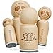 thumbnail image 3 of Lotus Flower Outline Rubber Stamp for Stamping Crafting Planners - 1/2 Inch Mini, 3 of 4