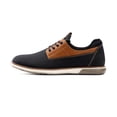 thumbnail image 2 of Zapatos Oxford Bruno Marc para Hombre BMUMOX2510 Negro/Marrón Talla 10.5, 2 of 7