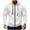 White, variant on Fmbrln Mens Full Zip Up Hoodies Casual Long Sleeve Solid Color Hooded Sweatshirts Fall Winter Trendy Athletic Coat Purple M