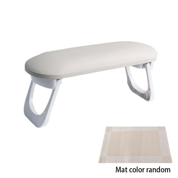 SeaAZqurtles Foldable Nail Arm Rest PU Leather Nail Hand Rest For Nails Tech with Prof T9V4