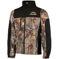 thumbnail image 2 of Men's Dunbrooke Realtree Camo/Black Los Angeles Chargers Circle Hunter Softshell Full-Zip Jacket, 2 of 4