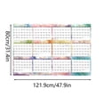 thumbnail image 3 of fsxdhpcsgfc 2026 Wall Calendar Erasable Large Size Erasable Monthly Calendar Suitable For Both Dry And Wet Erase Markers Annual Planner Double Calendar. 2022 Calendar 22x17 2022 Blank Wall Calendar, 3 of 7