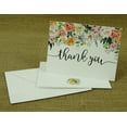 thumbnail image 5 of Darling Souvenir Roses Floral Wedding Thank You Greeting Cards Pack Of 36 Pcs With White Envelopes, 5 of 6