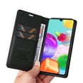 thumbnail image 3 of Allytech Flip Wallet Case For Samsung Galaxy A13 5G,360 Protection Luxury Solid Color PU Leather Magnetic Closure Folio Credit Card Slots Kickstand Shockproof Soft TPU Cover.Black, 3 of 10