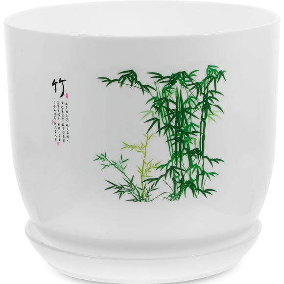 Shisuyan Flower Pot Drainage Hole Plant Pots with Saucer Succulent Planter Garden Supply