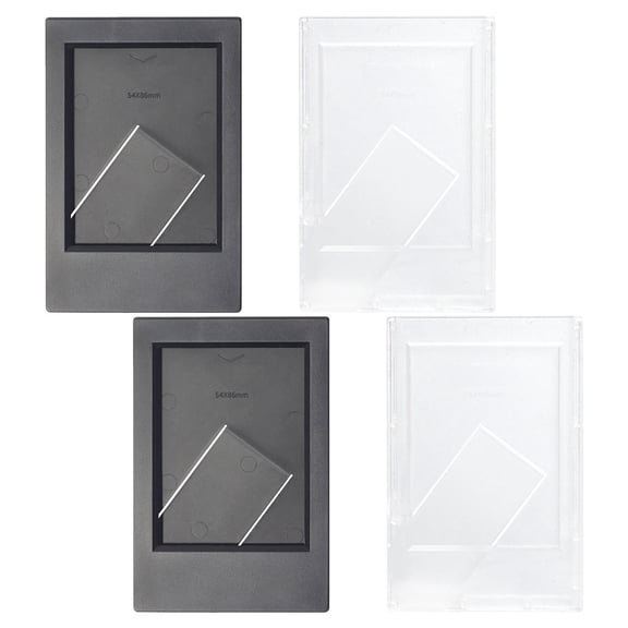 4PCS Mini Photo Frame Small Frame Tabletop Photo Frame Desk Display Photo Frame Home Decor Mini Photo Picture Frames for Office Bedroom and Living Room Decoration (Fit for 3 Inch Film)